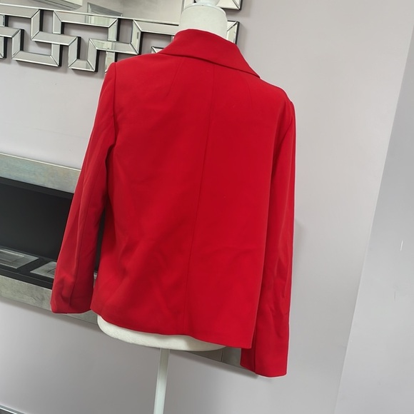 ♡red Chicos blazer suit size 8 (med) - Picture 3 of 5